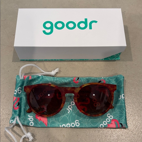 CCO! NIB Goodr Exclusive “Disco Desert Dust” Polarized Circle G Sunglasses - Picture 8 of 10